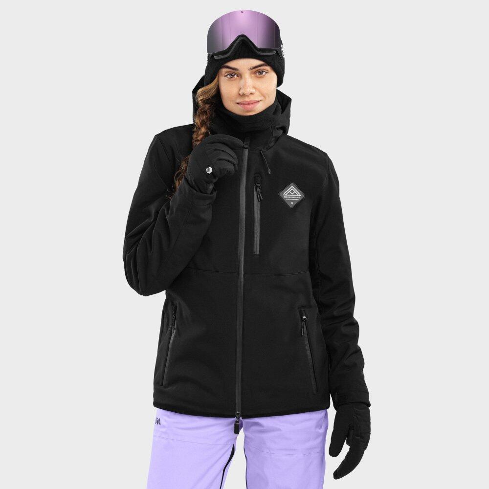 SIROKO Damen Wintersport snowboardjacke für W2-W Mckinley Schwarz
