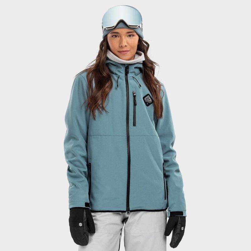 Damen Wintersport snowboardjacke für W2-W Beluga Siroko Stahlblau