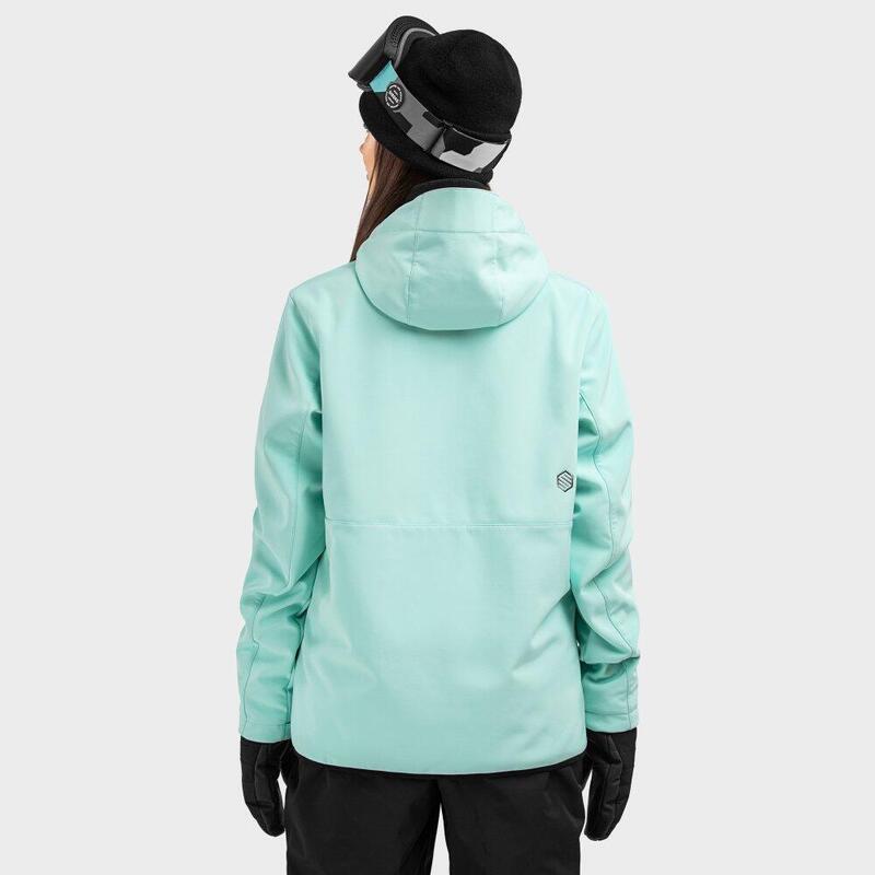 Dames Wintersport snowboardjas W2-W Senja Siroko Turquoise