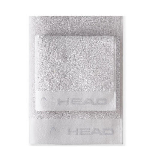 Ensemble de Serviettes 40x50cm et 50x100cm en Pur Coton 500g/m², Antarctic Grey