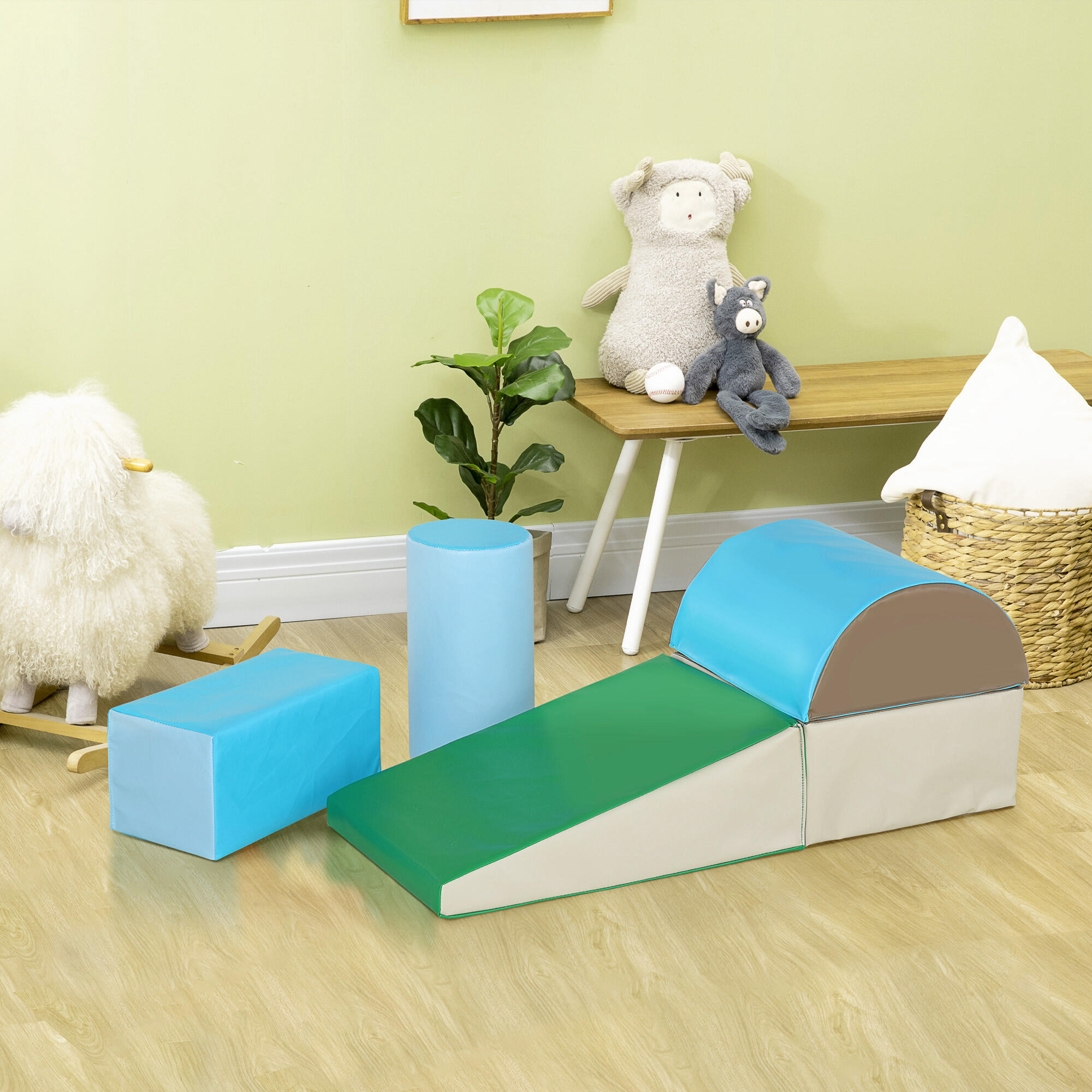 Bloques de Espuma HOMCOM 40.6x40.6x20.3 cm Multicolor 2/7