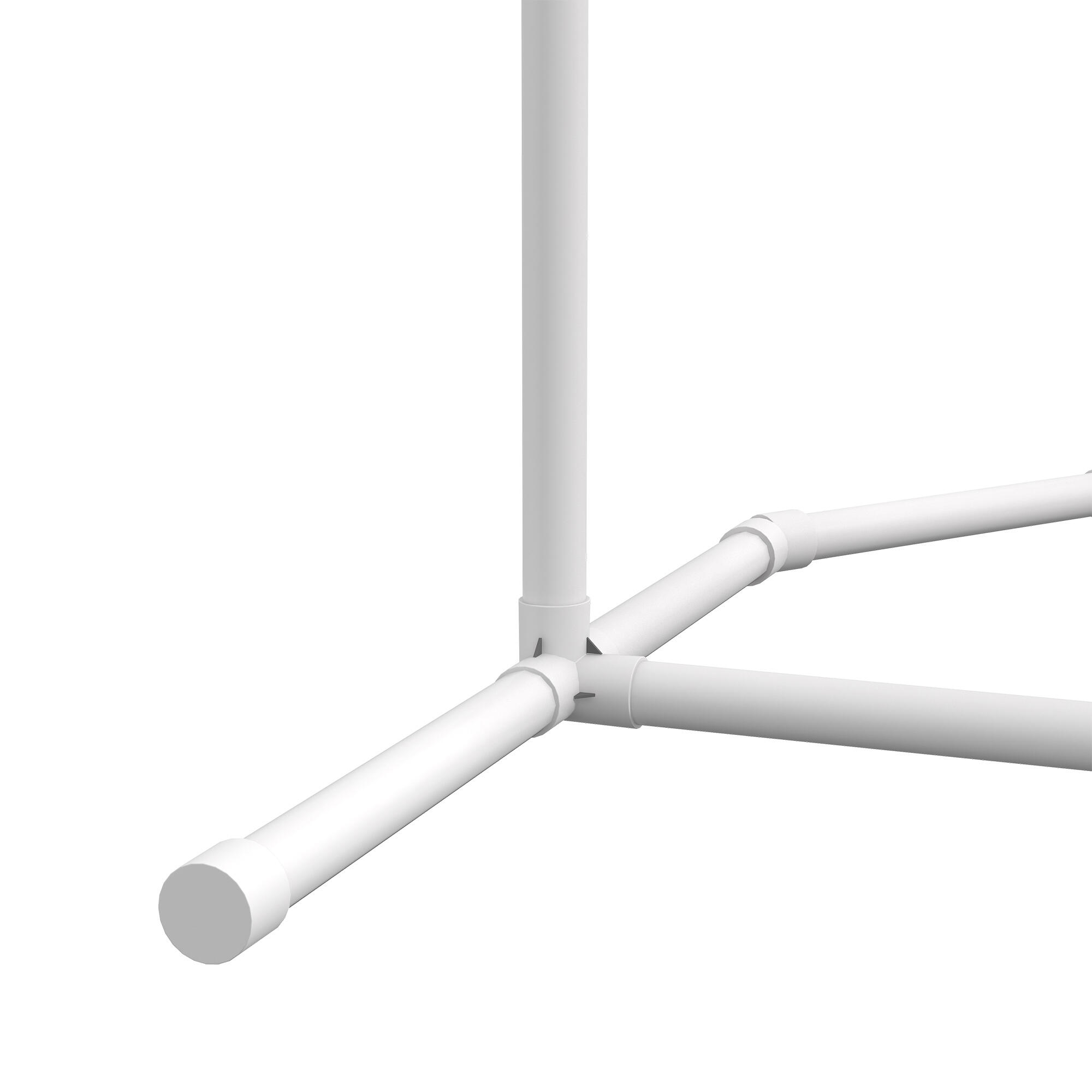 Conjunto de Entrenamiento PawHut 89x69x99 cm Blanco y Negro 5/7
