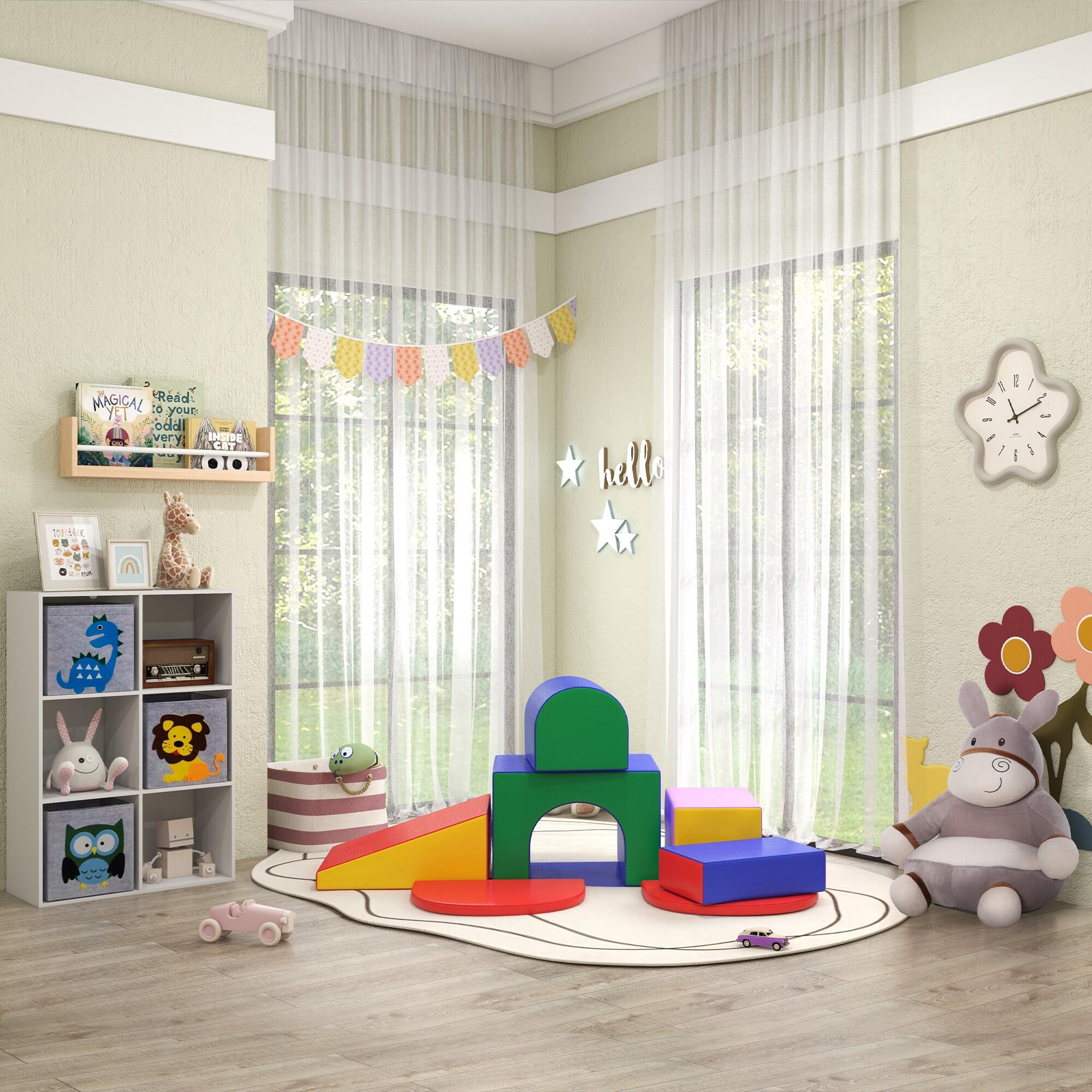 Bloco de espumas 170x130x40 cm multicor HOMCOM 4/7