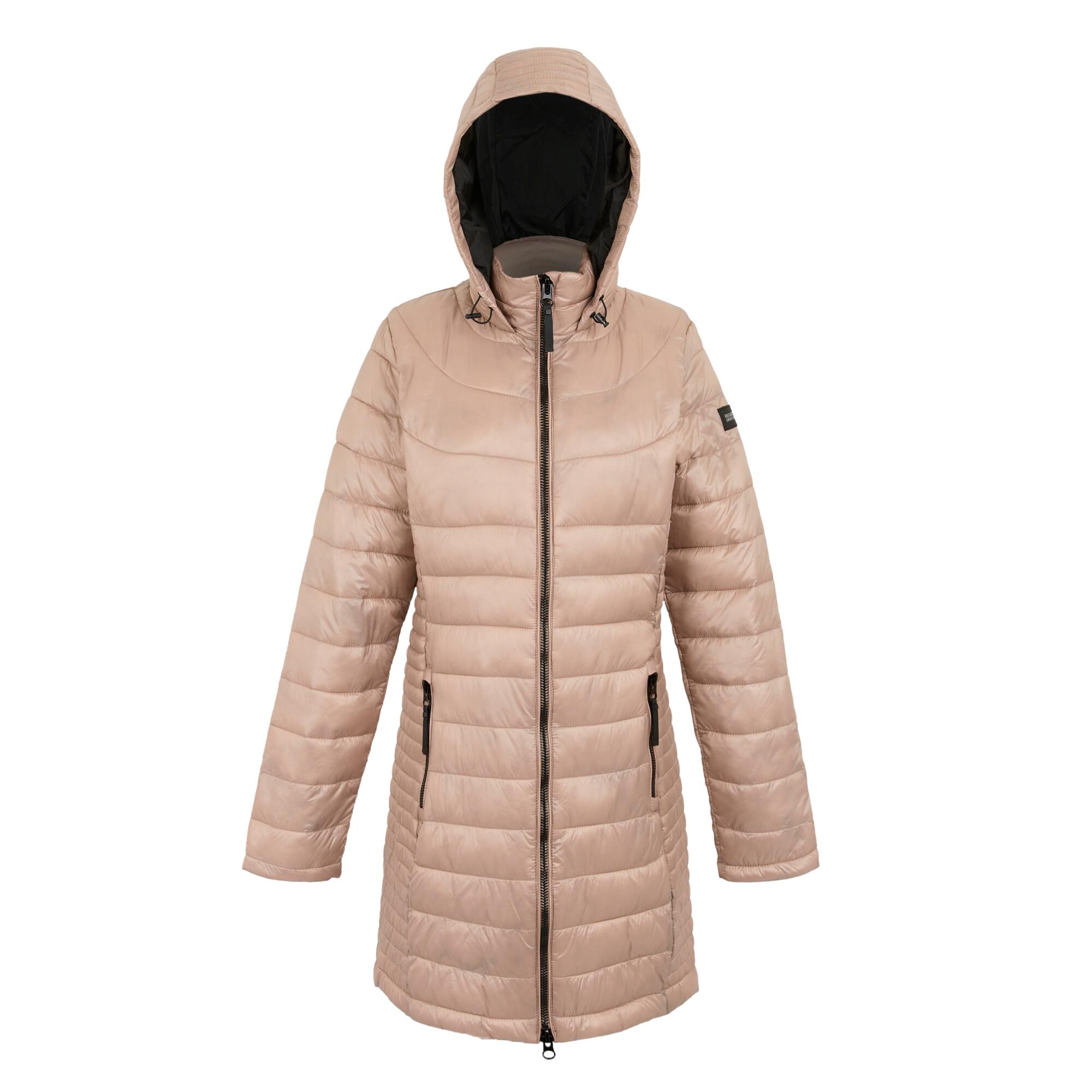 REGATTA Dames Andel IV Gewatteerd Baffled Jacket (Warm taupe)