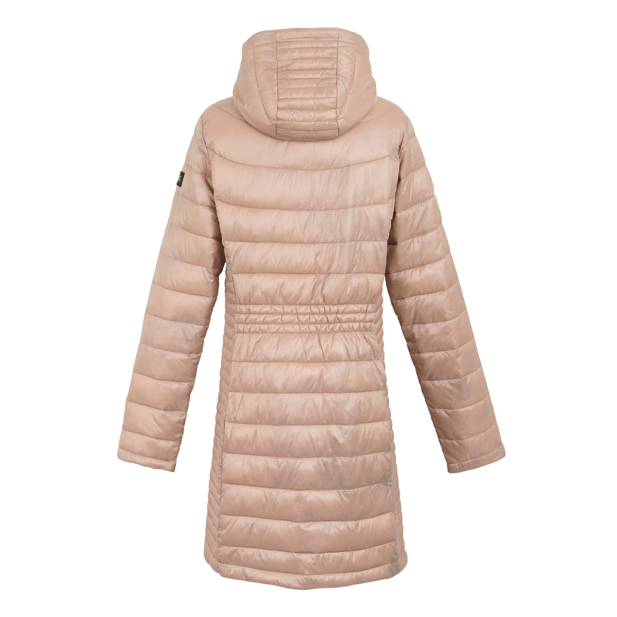 Dames Andel IV Gewatteerd Baffled Jacket (Warm taupe) 2/5