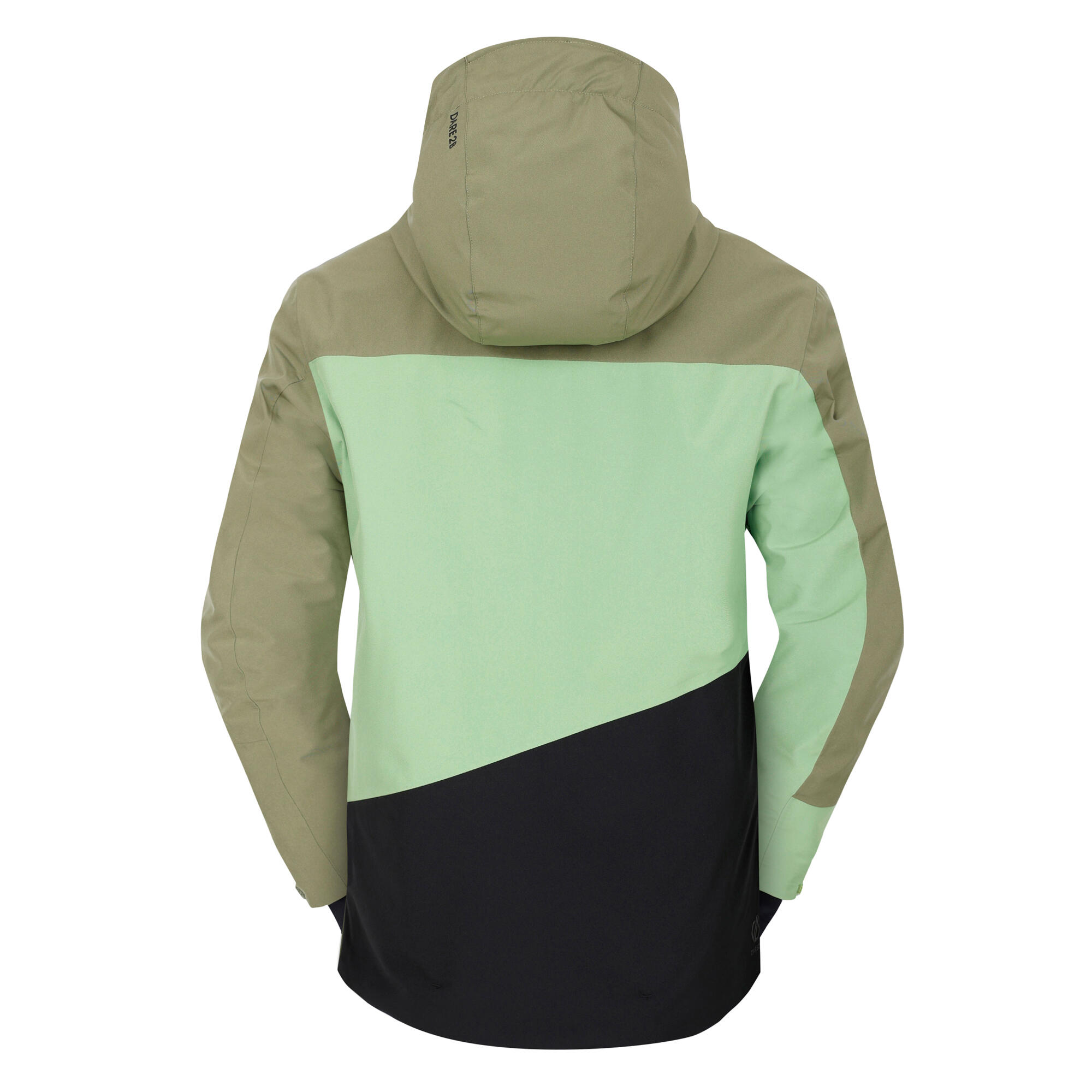 Heren Baseplate II Ski jas (Olivijngroen/Piquantgroen) 2/5