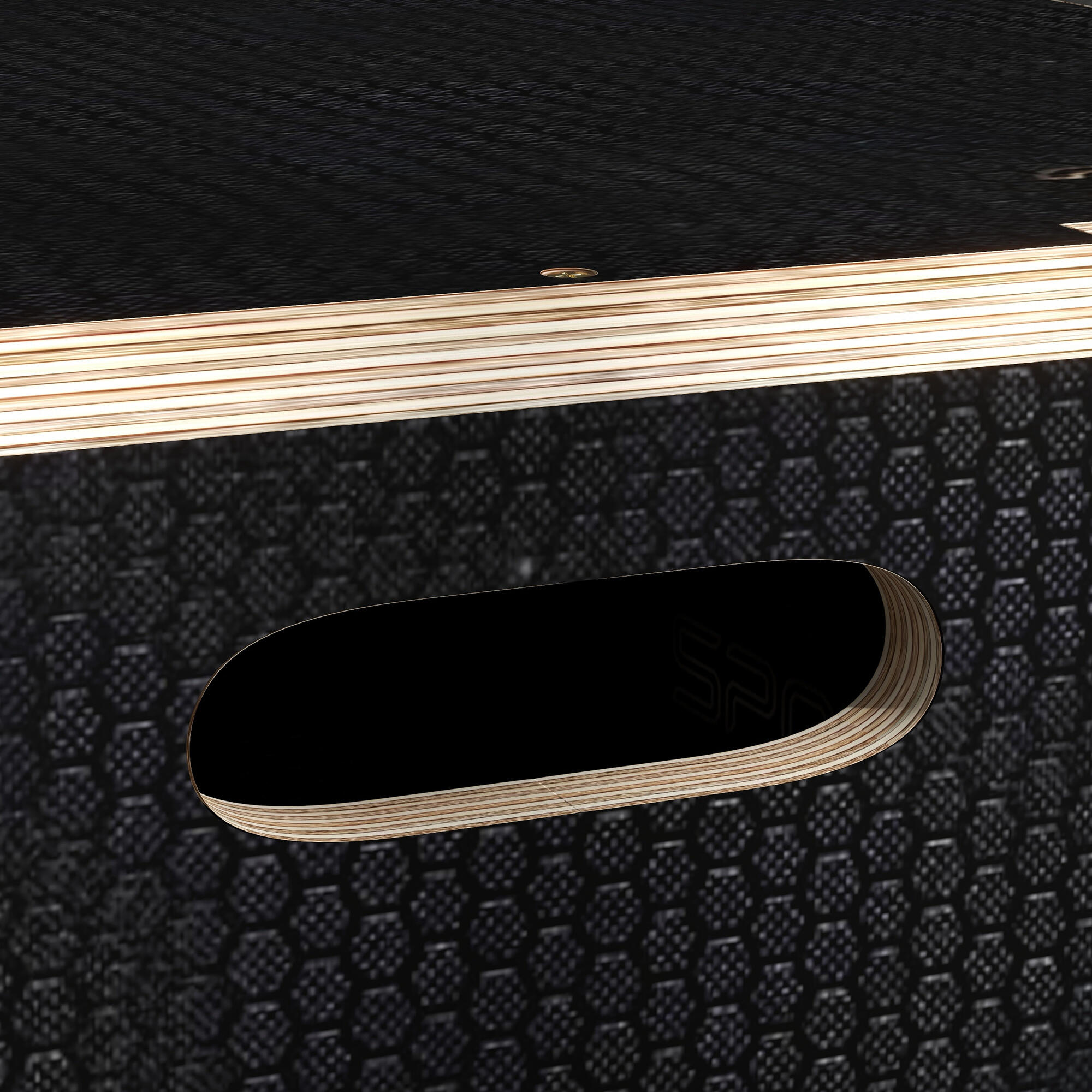 Caixa pliométrica 40,5x35,5x30,5 cm preto SPORTNOW 5/7