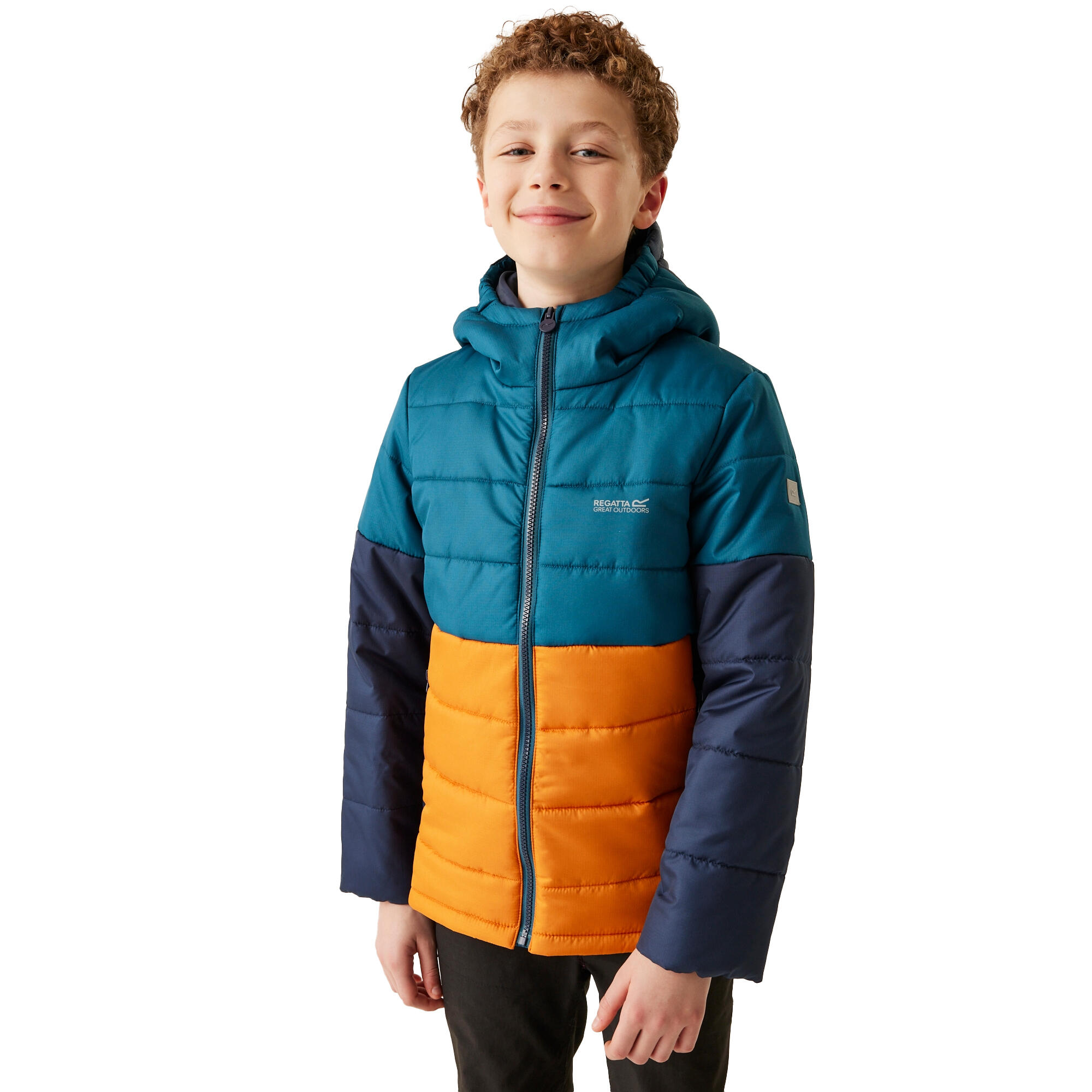 Veste Isolée LOFTHOUSE Enfant (Bleu Marocain / Orange Sombre) 3/5