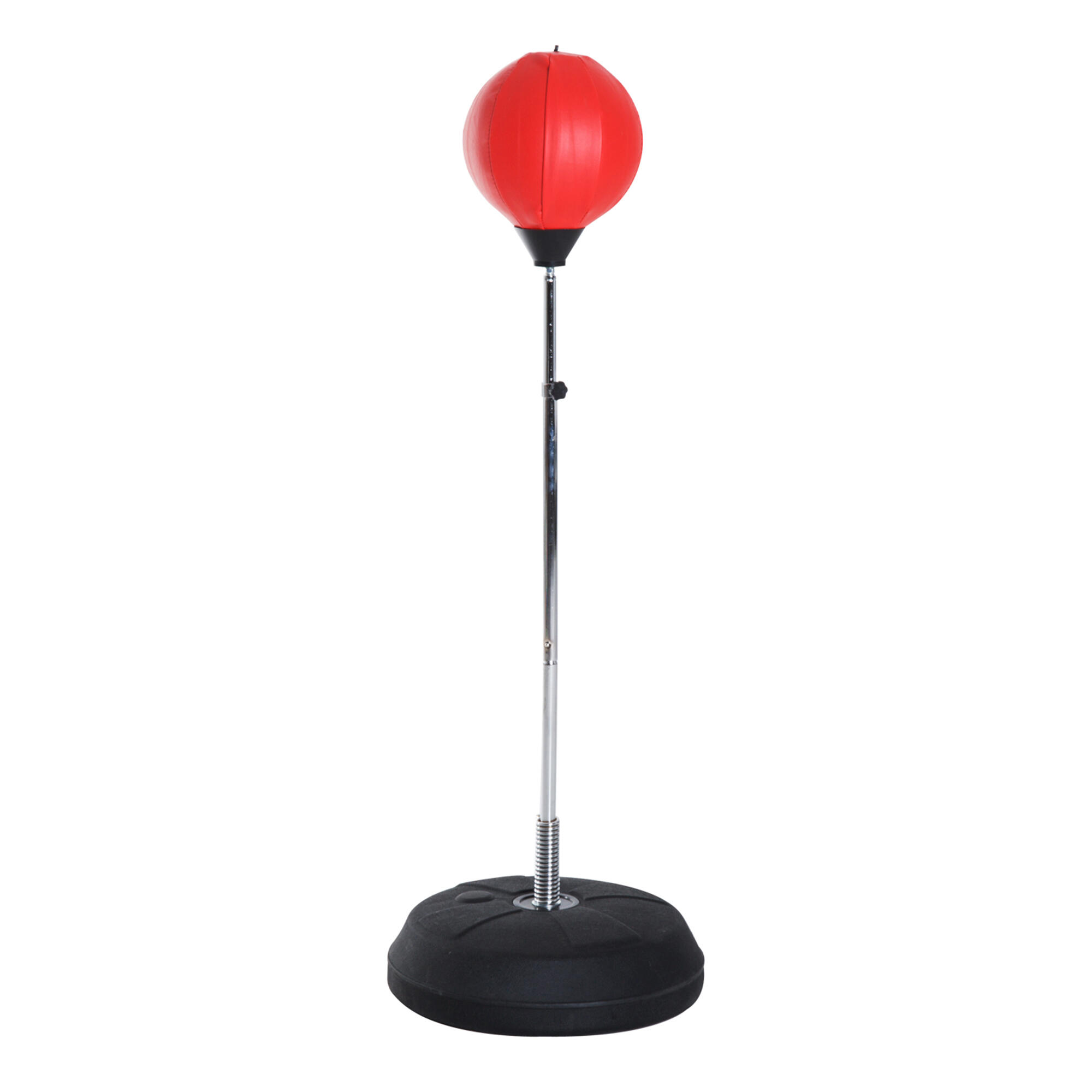 HOMCOM Saco de boxe ø43x126-144 cm vermelho HOMCOM