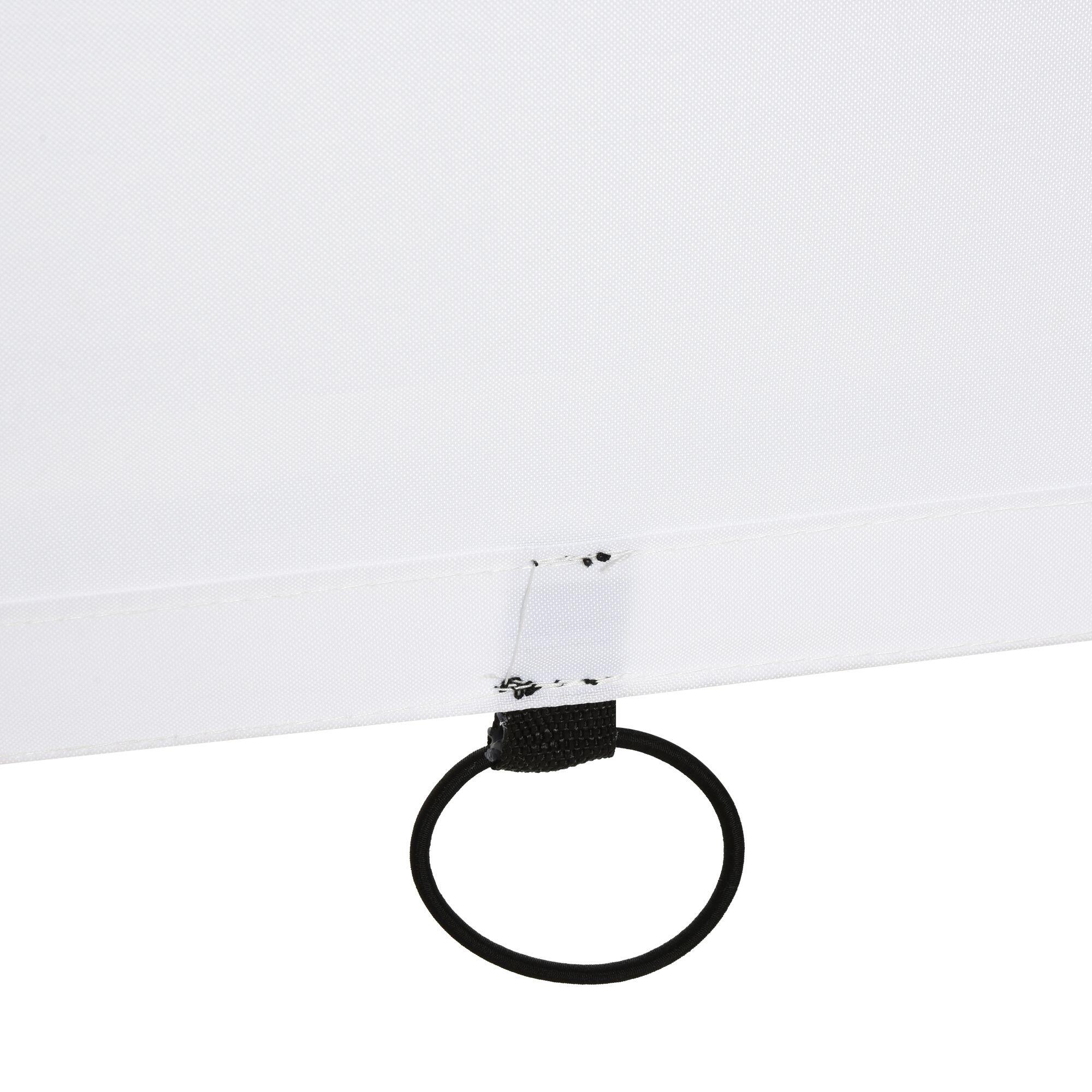 Baliza de futebol 240x88x174 cm branco e preto HOMCOM 5/7