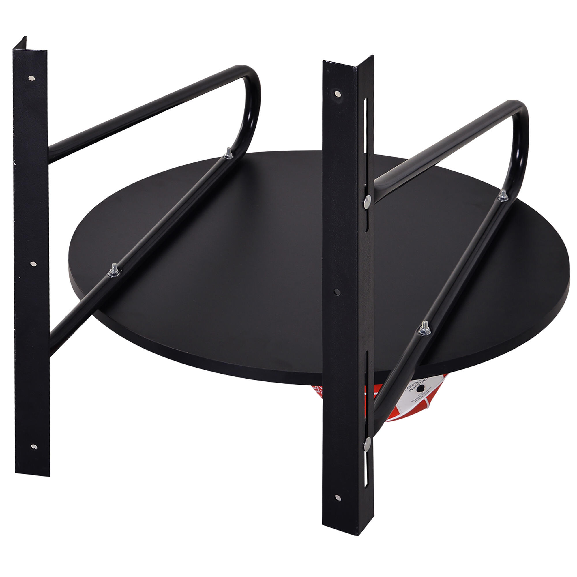 Saco de boxe com suporte 60x73x80 cm preto e vemelho HOMCOM 4/7