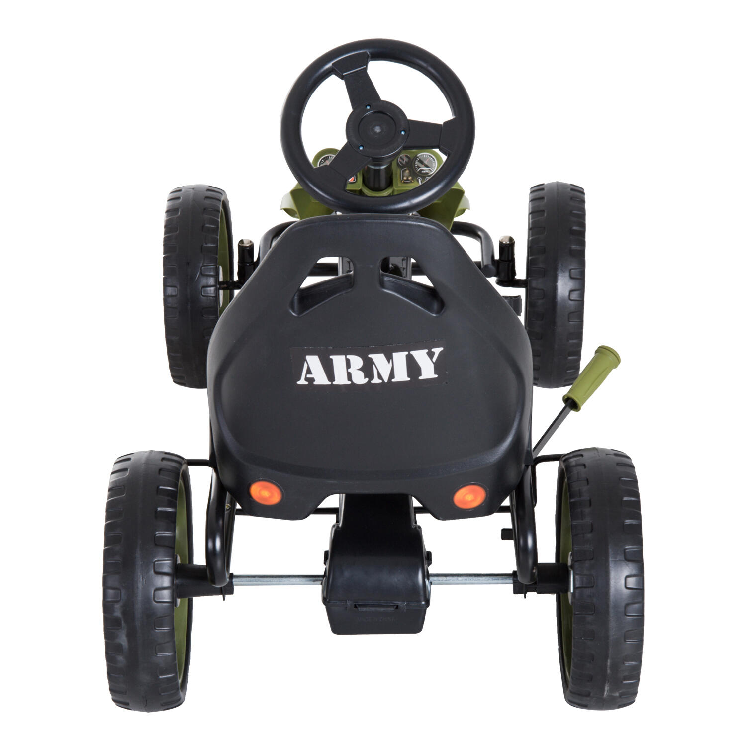 Go-Kart a Pedales HOMCOM 105x54x61 cm Verde 4/6