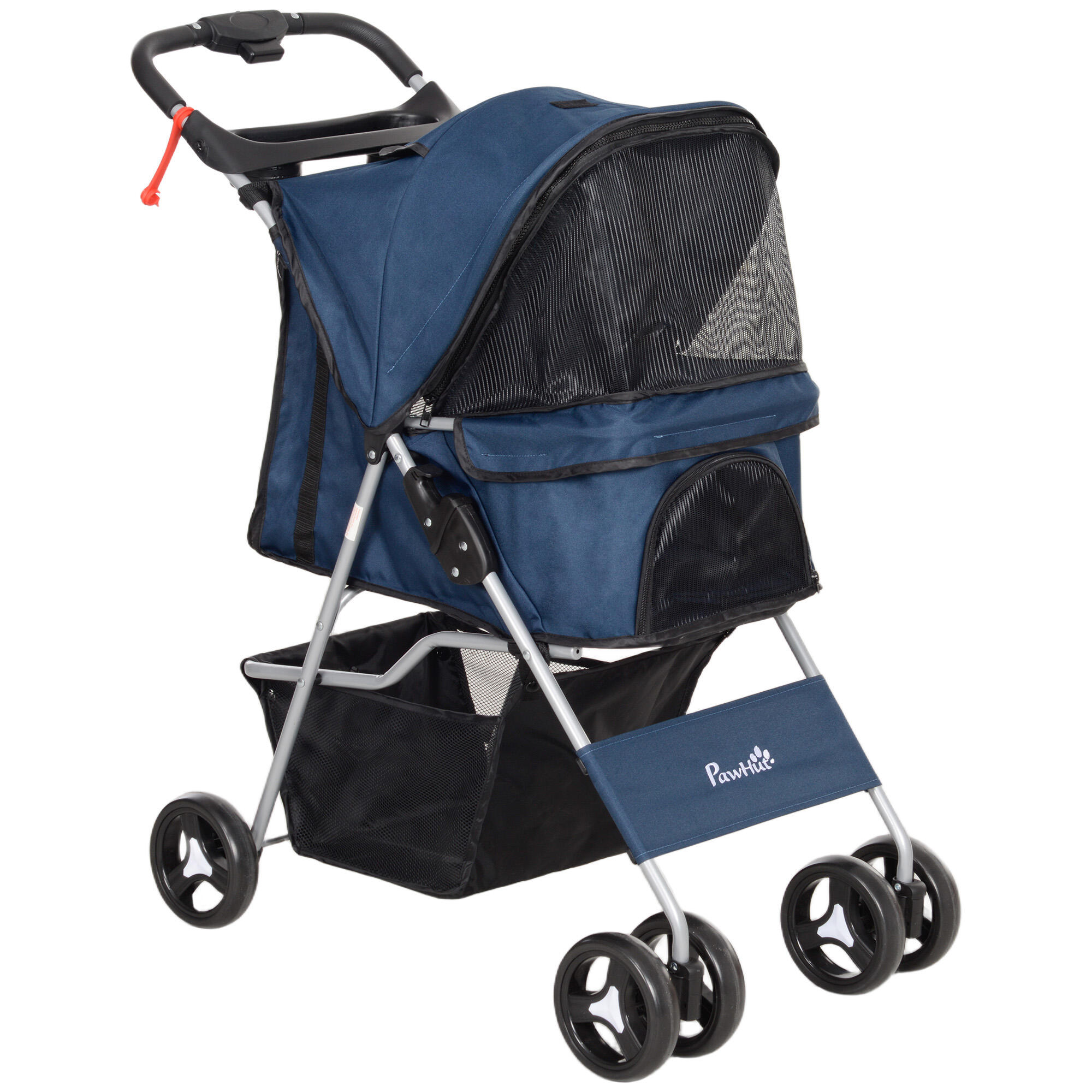 PAWHUT Carrinho para animais de estimação 74x46x94 cm azul PawHut