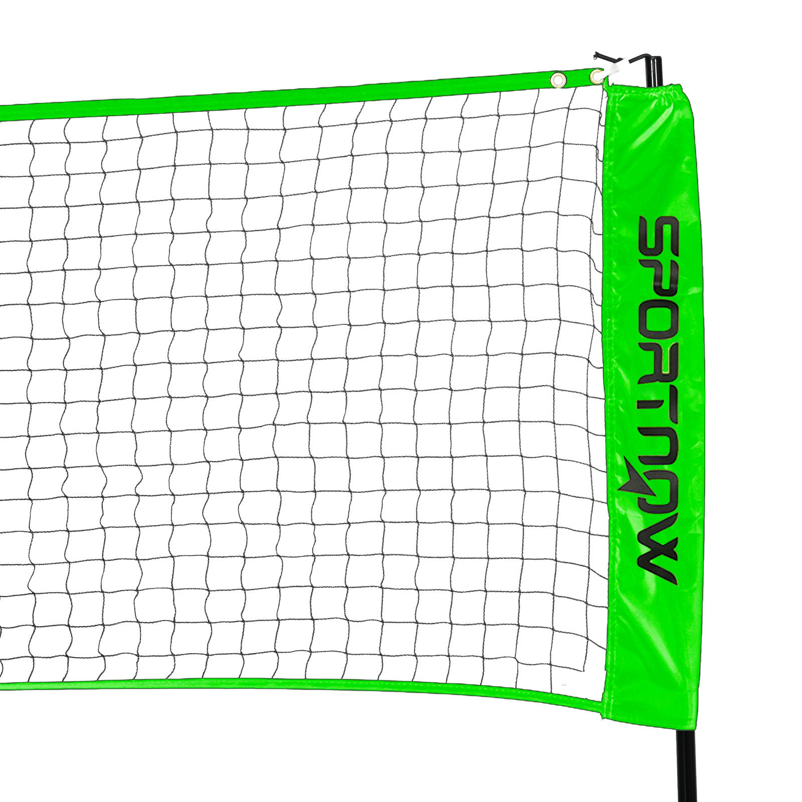Jogo de badminton 510x103x107-155 cm preto e verde SPORTNOW 4/7