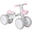 Bicicleta sem pedais 56x27x39 cm rosa AIYAPLAY
