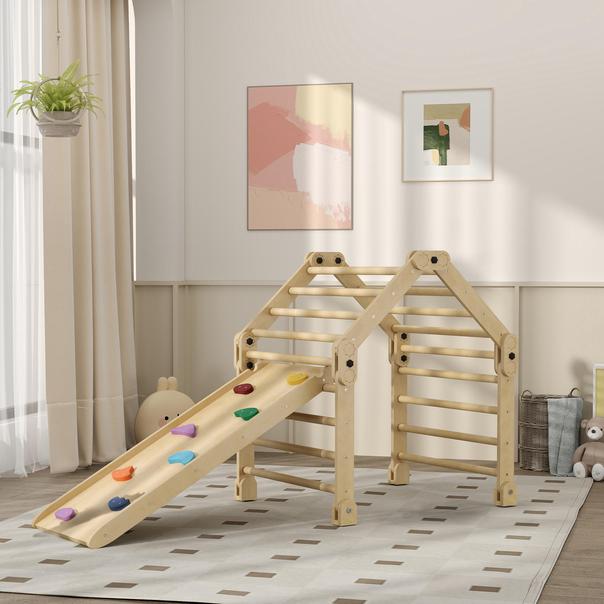 Escalada para Niños AIYAPLAY 175x70x89 cm Multicolor 2/7