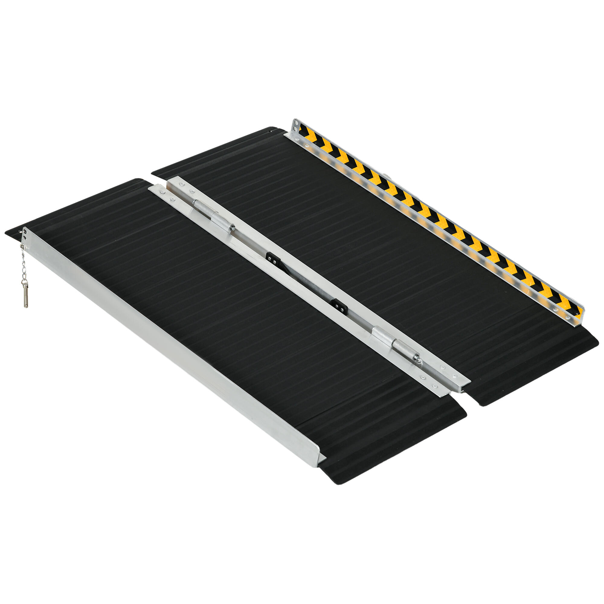 HOMCOM Rampa para cadeira de rodas 91x73,6x5,1 cm preto HOMCOM