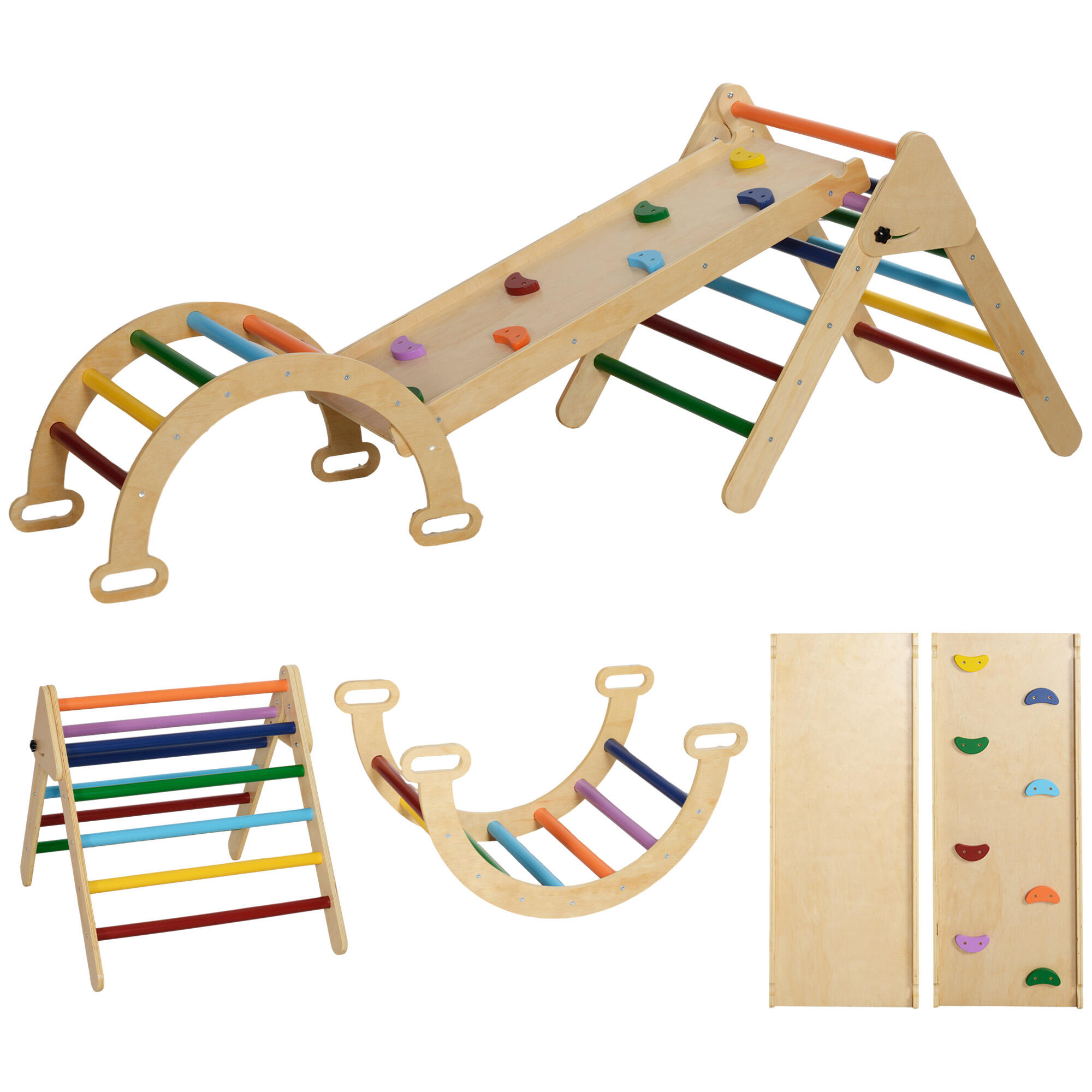 Jogo de aprendizagem 178x64,5x63 cm multicor aiyaplay
