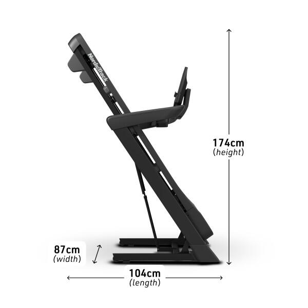 Tapis de course T Series 8 / Pliable / Pente +12% / Vitesse 20 km/h