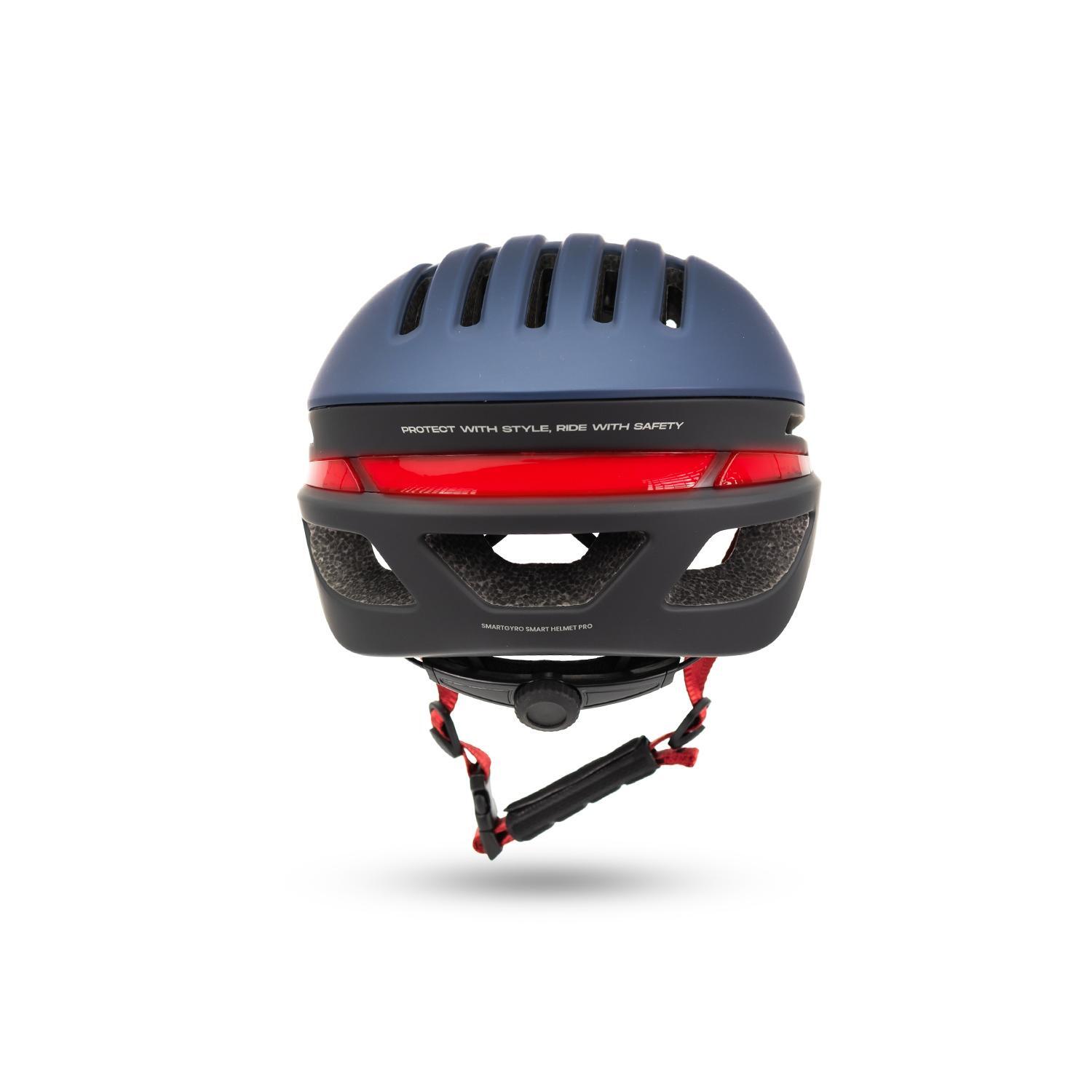 Casco Inteligente smartGyro smart Helmet 2, Patinetes y Bicicletas, M Blue 6/7