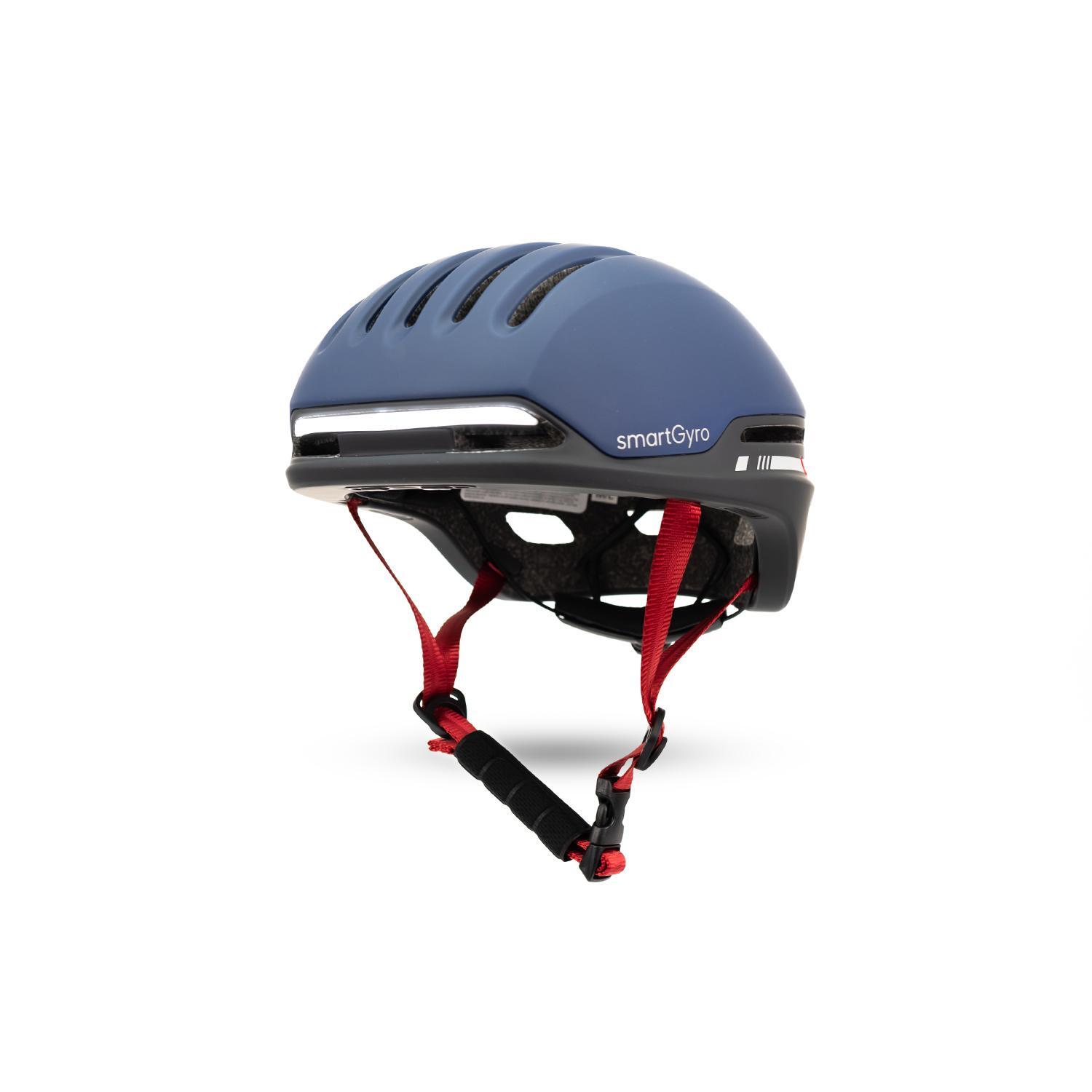 Casco Inteligente smartGyro smart Helmet 2, Patinetes y Bicicletas, M Blue