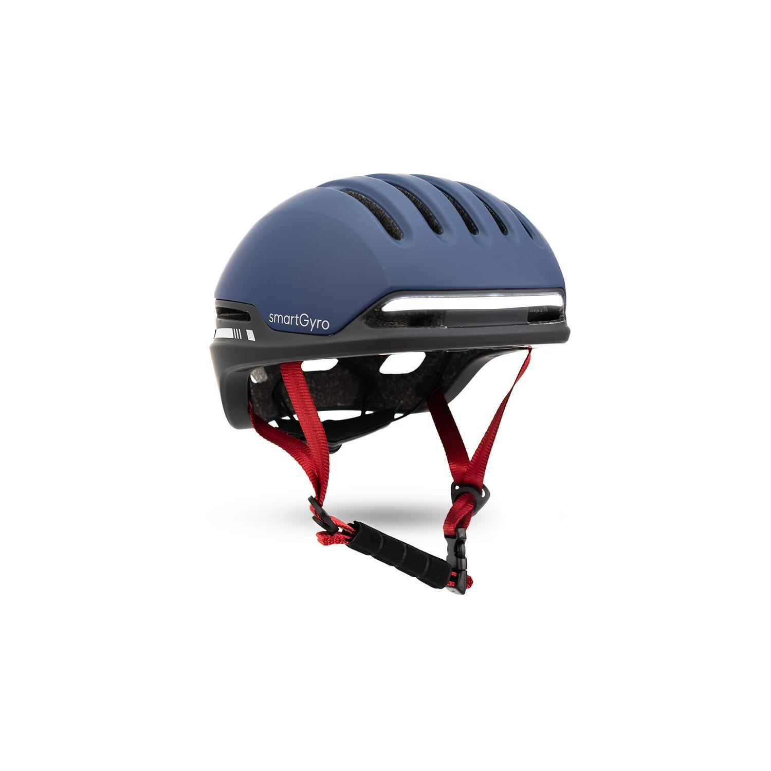 Casco Inteligente smartGyro smart Helmet 2, Patinetes y Bicicletas, M Blue 3/7