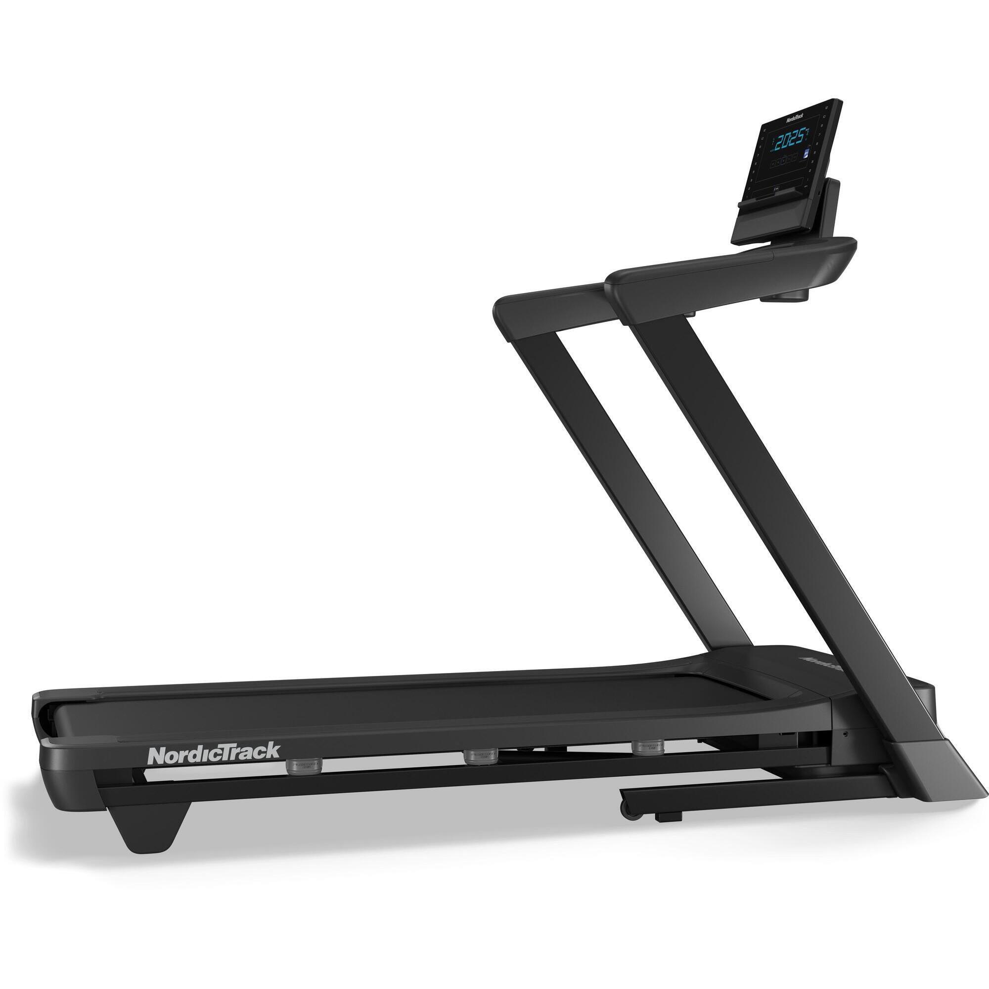 Tapis De Course Pliable 6 En 1 RUNIMON - Inclinaison 7%, Vitesse 12 Km/h, Moteur 2.5HP, Écrans LED, App