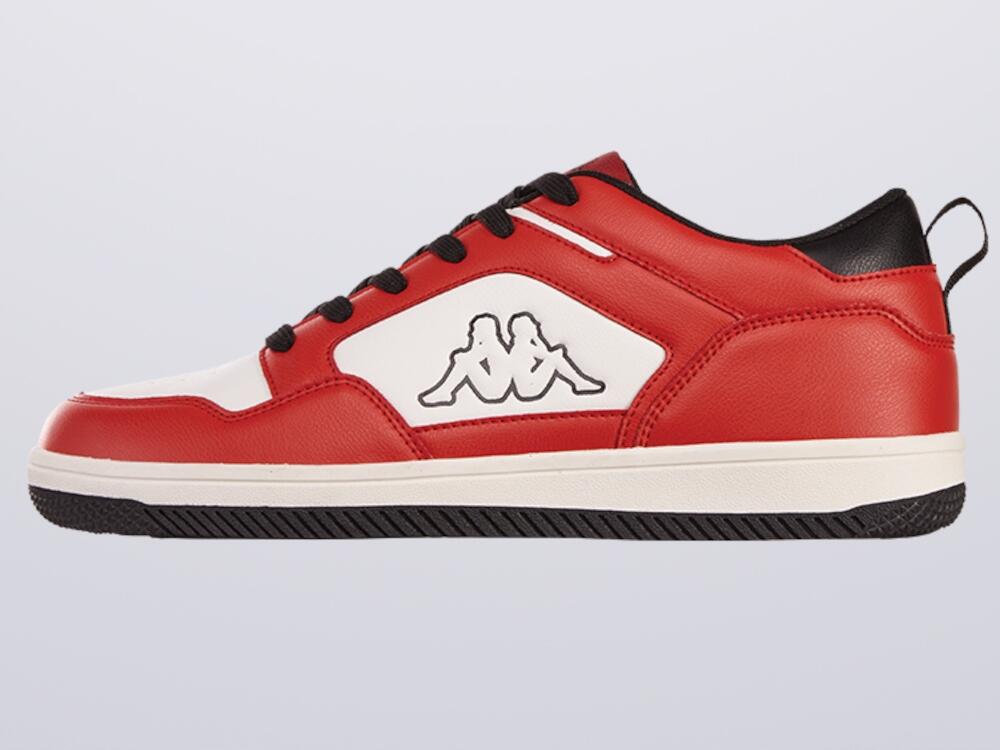 BUTY sportowe KAPPA ALID 243393-1020 sneakersy czerwone białe 37 3/7