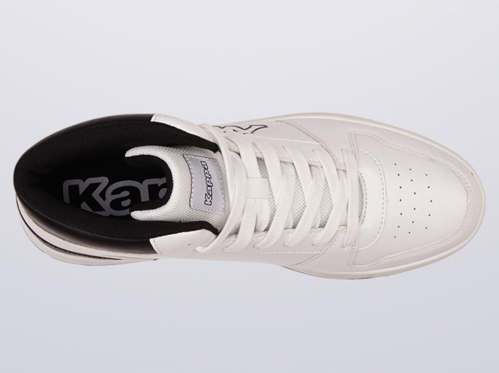 BUTY sportowe KAPPA CODA MID 243406-1011 wysokie białe uniseks 37 5/7