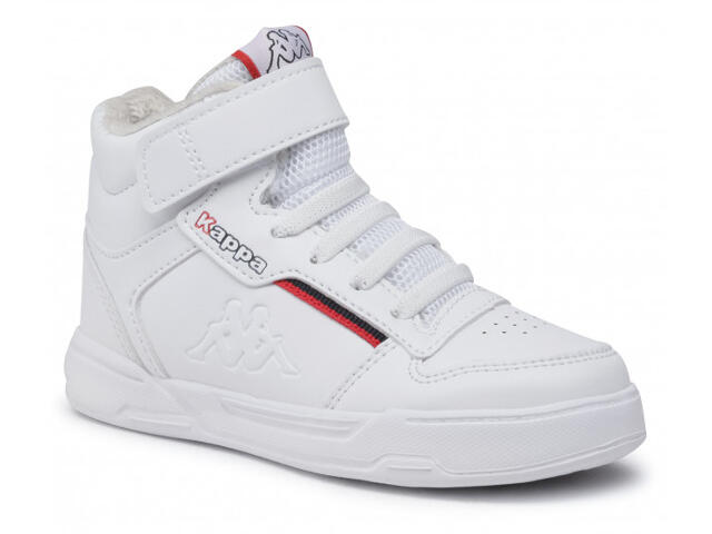BUTY dziecięce KAPPA MANGAN 260827K-1020 wysokie za kostkę białe futerko 27 5/7