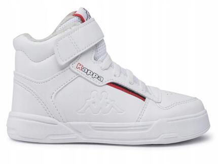 BUTY dziecięce KAPPA MANGAN 260827K-1020 wysokie za kostkę białe futerko 27