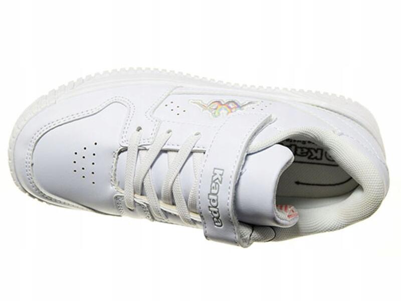 Buty dziecięce KAPPA EMELA 261057K-1017 białe sportowe holograficzne 28 5/7