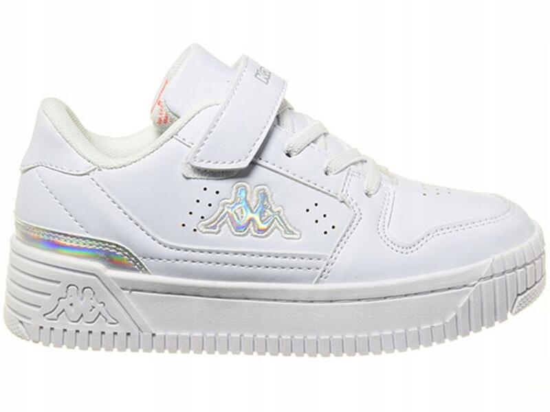 Buty dziecięce KAPPA EMELA 261057K-1017 białe sportowe holograficzne 28 3/7