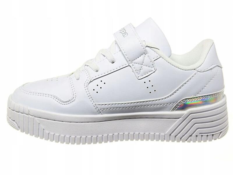 Buty dziecięce KAPPA EMELA 261057K-1017 białe sportowe holograficzne 28 4/7