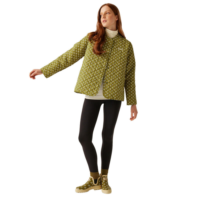 Damska Kurtka Pikowana Orla Kiely Daisy