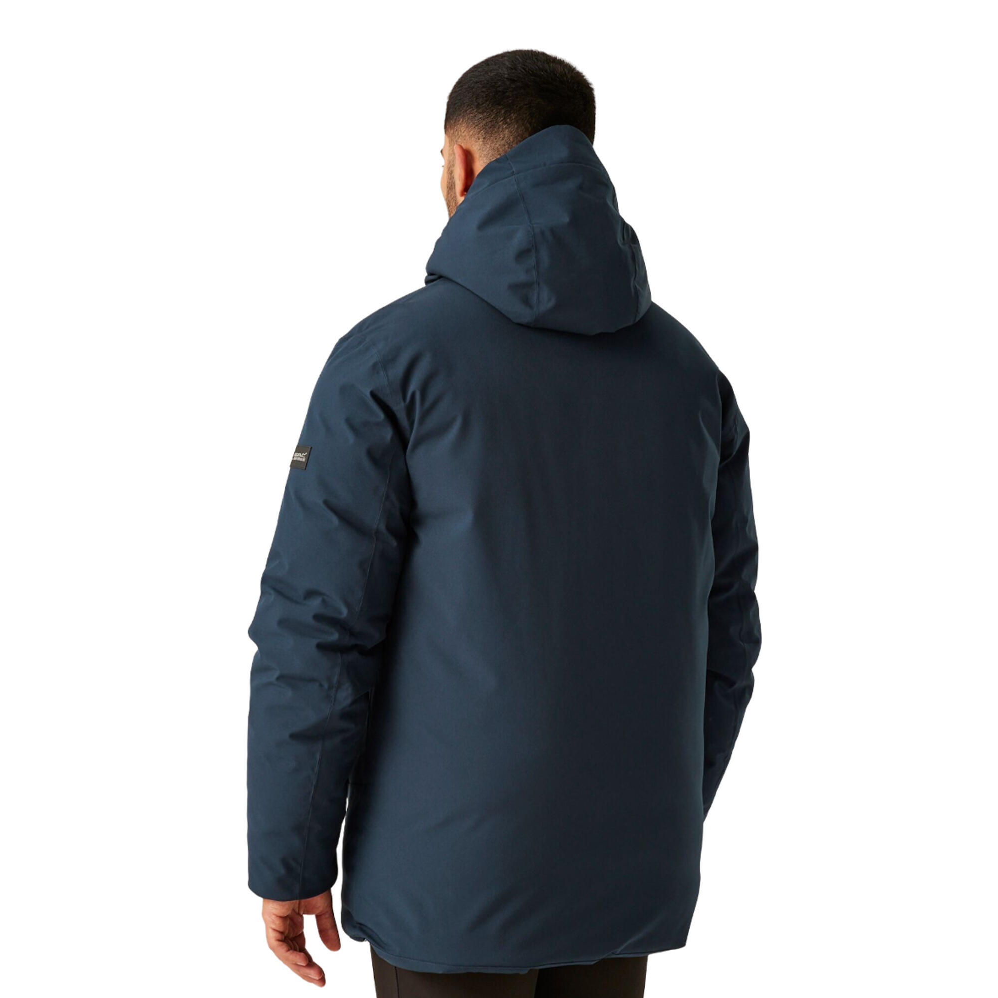 Veste Imperméable YEWBANK Homme (Bleu Marine / Orange Sombre) 4/5