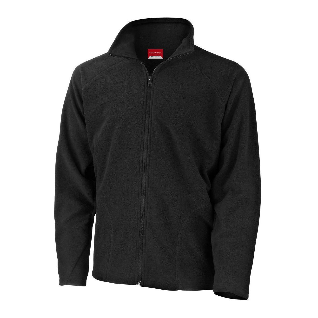 Veste Molletonnée Core Mens Micron Anti Pill Jacket (Noir) 2/3