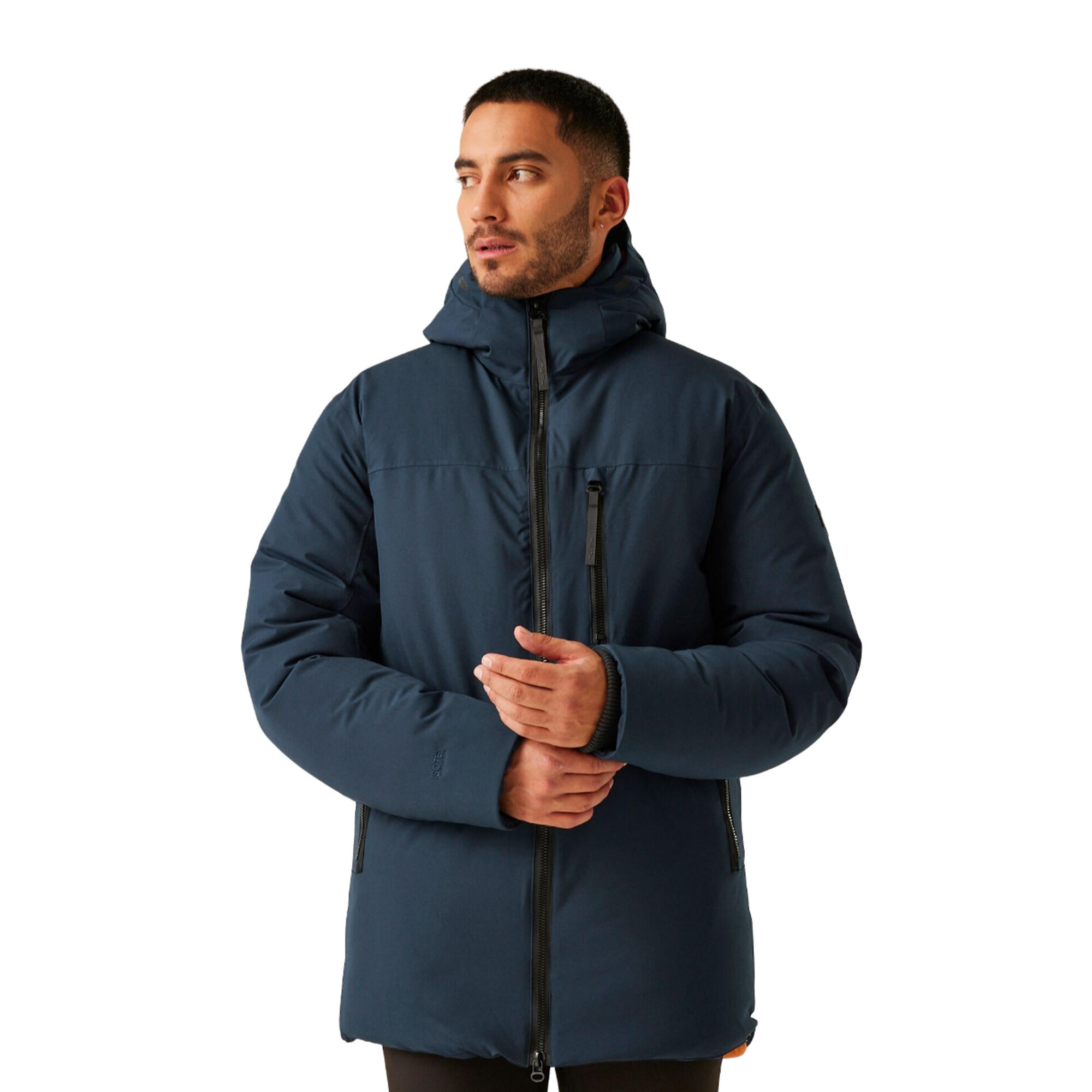 Veste Imperméable YEWBANK Homme (Bleu Marine / Orange Sombre) 3/5