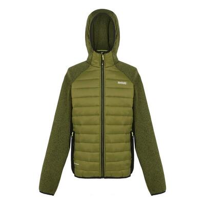 Heren newhill gewatteerd hybride jack (nefriet groen/zwart)