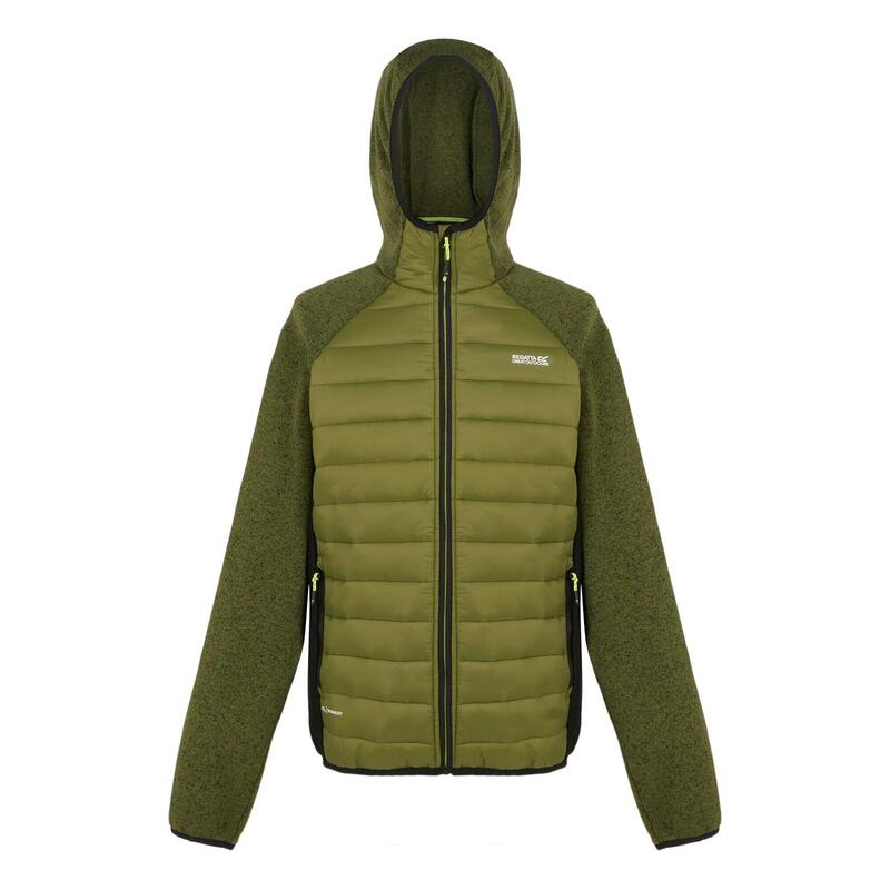 Veste Hybride NEWHILL Homme (Vert Néphrite / Noir)