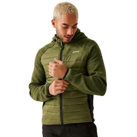 Veste Hybride NEWHILL Homme (Vert Néphrite / Noir)