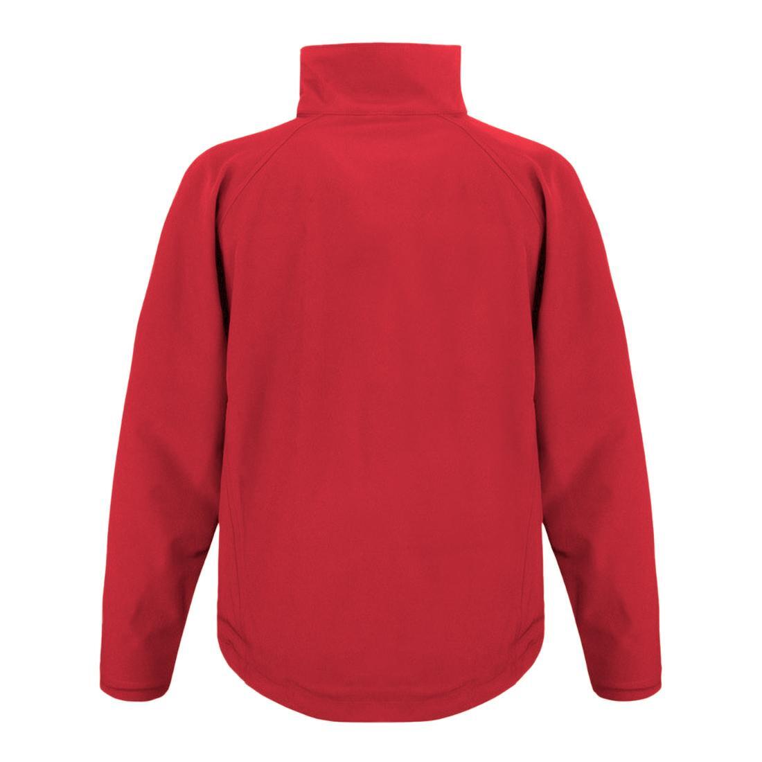 Softshell Softshell Base de 2 Camadas Resistente ao Vento, Homem (Vermelho) 2/3