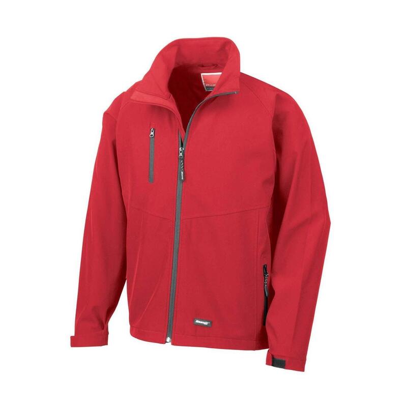 Veste Coupevent Respirante Pour Homme (Rouge)