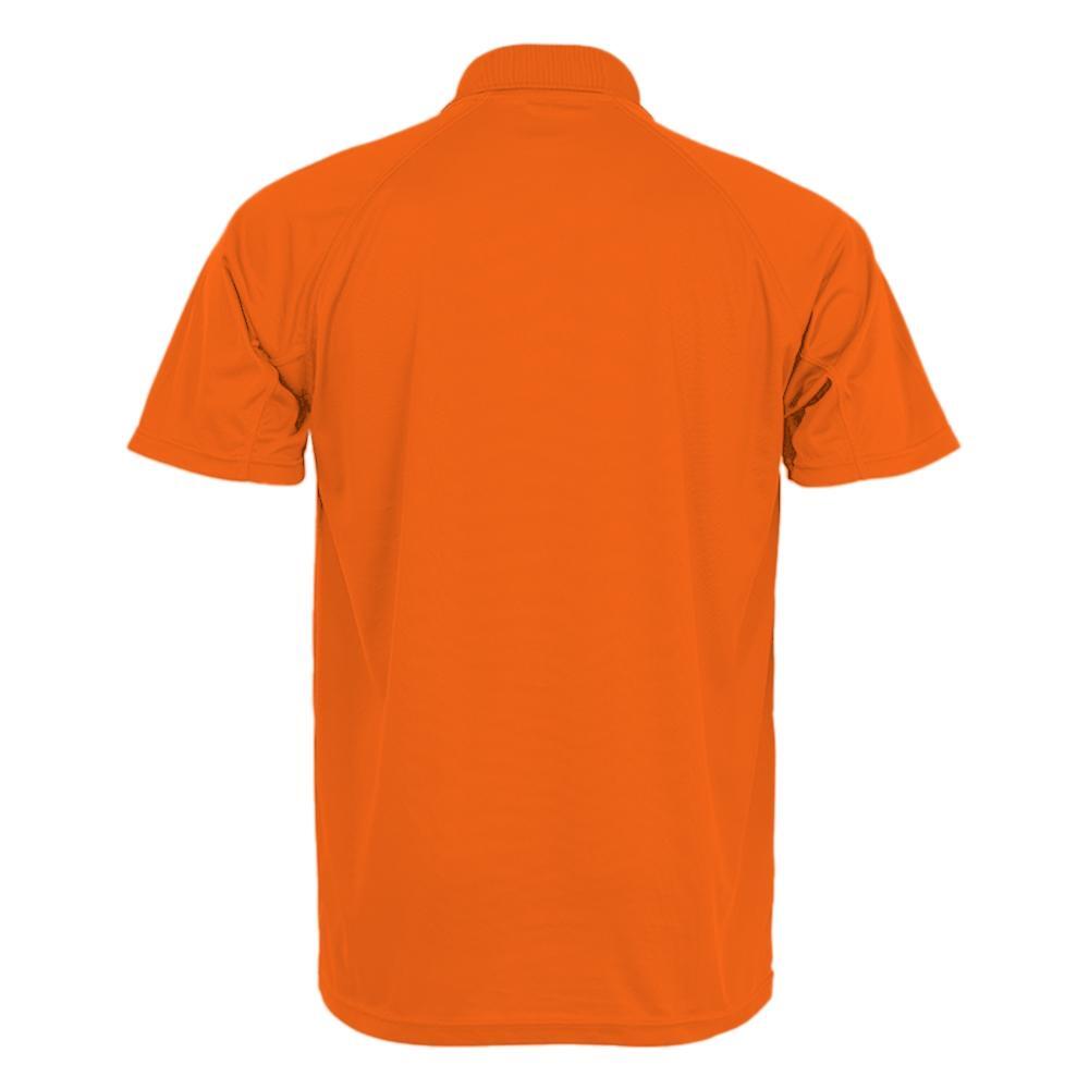 Impact Polo Aircool para hombre Naranja Fluorescente 2/2