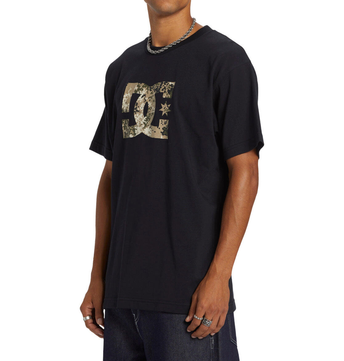 DC Star Fill - Short Sleeves T-shirt for Men (Black) 6/6