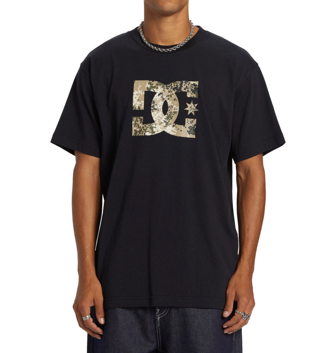 DC Star Fill - Short Sleeves T-shirt for Men (Black) 3/6