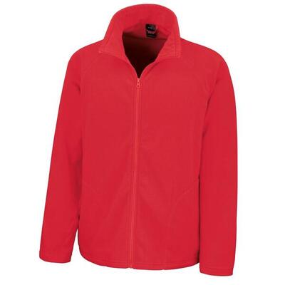 Core mens micron anti pill fleece jasje (rood)
