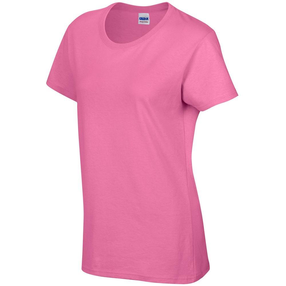 Tshirt À Manches Courtes Coupe Féminine Femme (Rose) 4/4