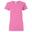 Dames Zware Katoenen Missy Fit Korte Mouwen TShirt (Azalea)