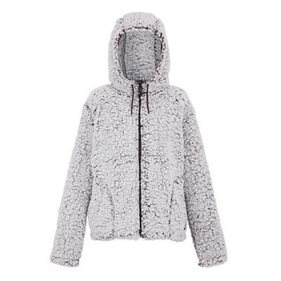 Giacca In Pile Con Cappuccio Donna Regatta Zelpha Prugna Profonda